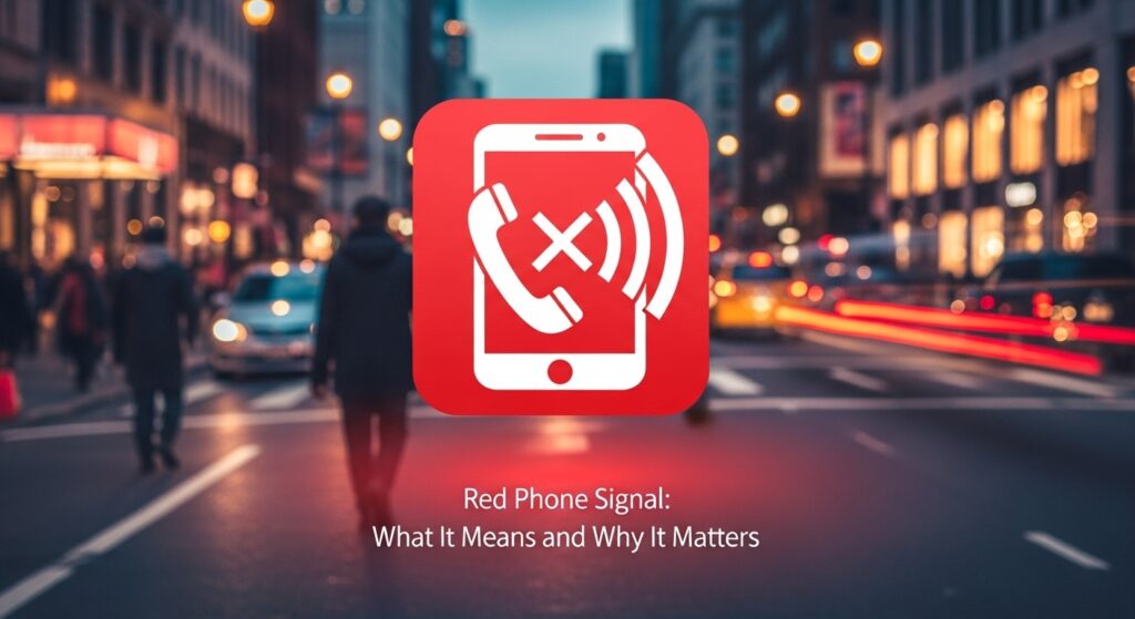 Red Phone Signal: What It Means and Why It Matters