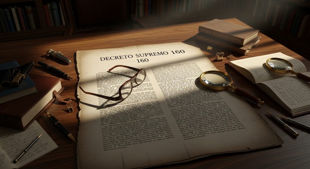 Decreto Supremo 160: Analyzing Its Role in Shaping Future Regulations