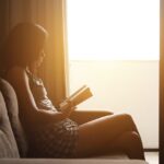 woman maintaining privacy