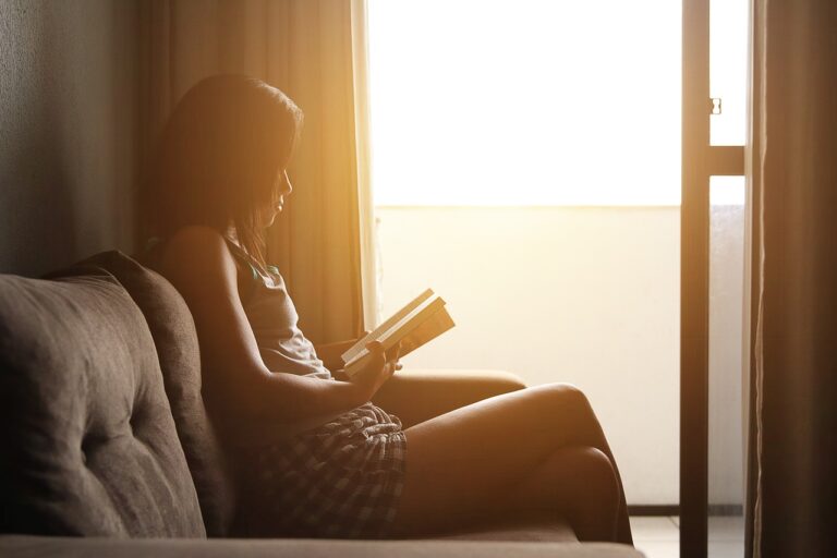 woman maintaining privacy